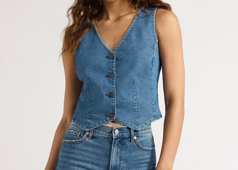 Sofia Jeans Women's Denim Vest Size XXXL